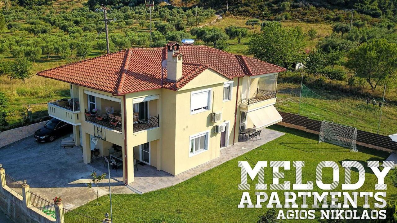 Melody Apartments อาโยส นิโกลาออส ภายนอก รูปภาพ